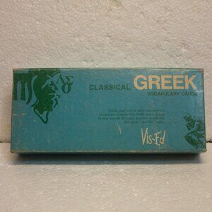 Vintage Vis-Ed Classical Greek Vocabulary Cards Incomplete Set